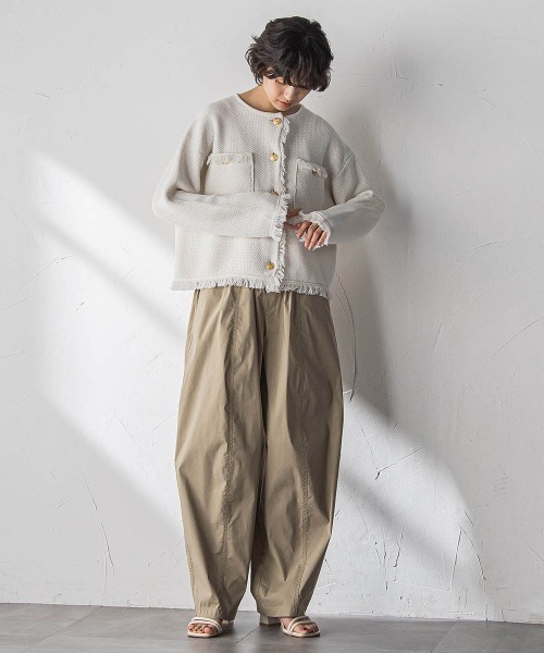 MAYSON GREY(メイソングレイ)の「イージーボリュームパンツ(その他パンツ・レディース・ベージュ/ホワイト・M)」の21枚目の写真