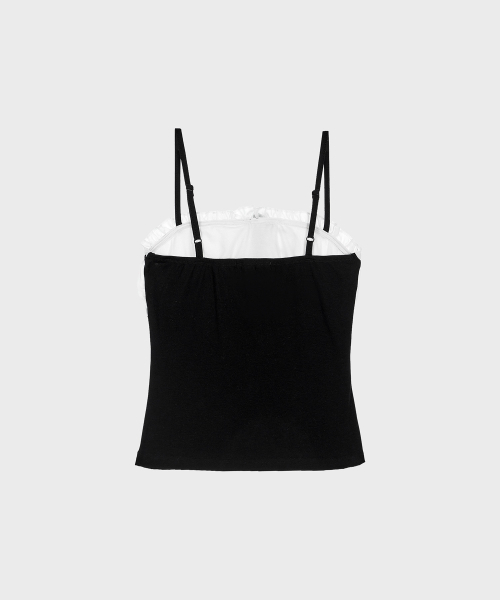 ALKI ALKA(アルキアルカ)の「Chiffon Ribbon Sleeveless (Black)(Tシャツ/カットソー・レディース・ブラック・FREE)」の5枚目の写真