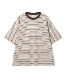 DANTON（ダントン）の「Men's Big Silhouette Pocket T-shirt Stripe（Tシャツ/カットソー）」