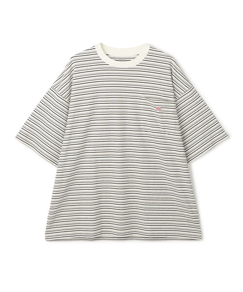 Men's Big Silhouette Pocket T-shirt Stripe（Tシャツ/カットソー