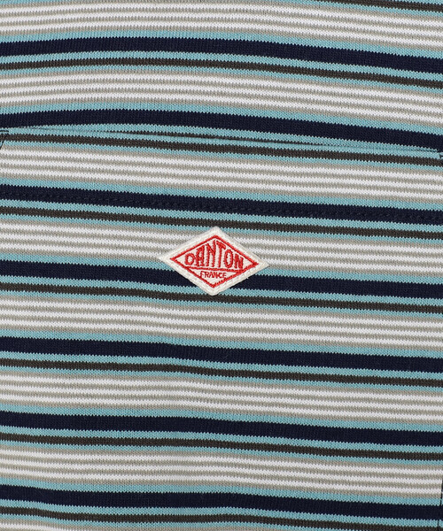 DANTON(ダントン)の「Men's Big Silhouette Pocket T-shirt Stripe(Tシャツ/カットソー・メンズ・ブルー系その他/ベージュ系その他/レッド系その他/ブラック系その他/ブルー系その他5/ホワイト系その他5/イエロー系その他・M/L)」の16枚目の写真