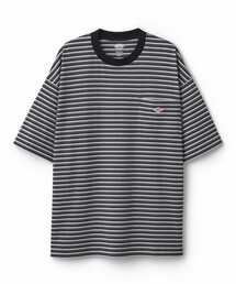 DANTON（ダントン）の「Men's Big Silhouette Pocket T-shirt Stripe（Tシャツ/カットソー）」