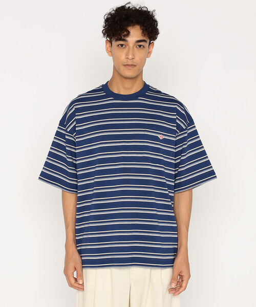 DANTON(ダントン)の「Men's Big Silhouette Pocket T-shirt Stripe(Tシャツ/カットソー・メンズ・ブルー系その他/ベージュ系その他/レッド系その他/ブラック系その他/ブルー系その他5/ホワイト系その他5/イエロー系その他・M/L)」の17枚目の写真