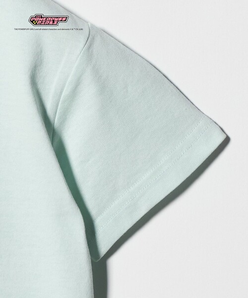 green label relaxing(グリーンレーベルリラクシング)の「【別注】<The Powerpuff Girls> リンガー Tシャツ / キッズ 100cmー130cm(Tシャツ/カットソー・キッズ・ダークグレー/ライトピンク/ライトブルー・100cm/110cm/130cm/120cm)」の7枚目の写真