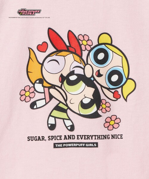 green label relaxing(グリーンレーベルリラクシング)の「【別注】<The Powerpuff Girls> リンガー Tシャツ / キッズ 100cmー130cm(Tシャツ/カットソー・キッズ・ダークグレー/ライトピンク/ライトブルー・100cm/110cm/130cm/120cm)」の17枚目の写真