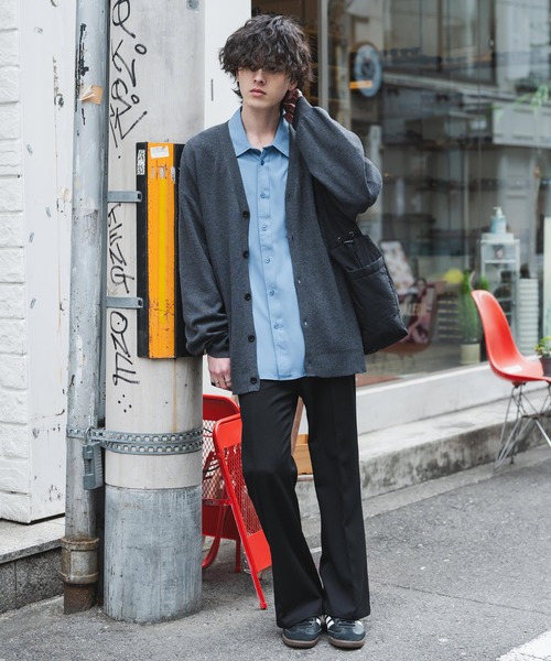 Rocky Monroe(ロッキーモンロー)の「ナイロンギャザーショルダーバッグ/斜め掛け/肩掛け(ショルダーバッグ・メンズ・ブラック/カーキ/グレー/チャコール/ネイビー・FREE)」の19枚目の写真