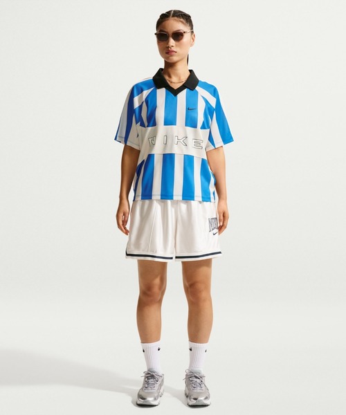 NIKE(ナイキ)の「NIKE AS WMNS NSW STREET OS SS STRP JSY / ナイキ ウィメンズ NSW ストリート OS STRP JSY SS トップ 【SP】(ジャージ・レディース・ブラック・S/M/L)」の17枚目の写真