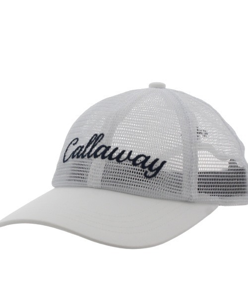 Callaway(キャロウェイ)の「キャロウェイ かざあなラメメッシュキャップ(キャップ・レディース・ブラック/ホワイト・FREE)」の1枚目の写真