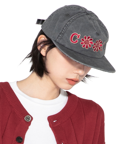 XTONZ(エクストーンズ)の「XTA094 COOL ヴィンテージウォッシングボールキャップ (チャコール)(キャップ・レディース・その他・F)」の1枚目の写真