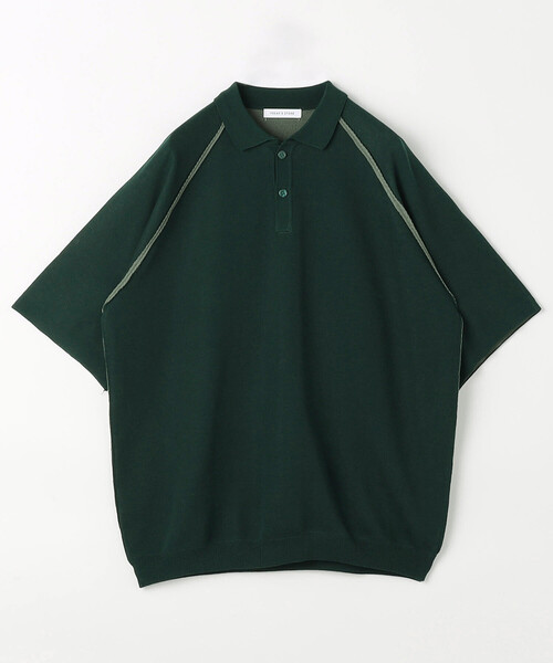 FREAK'S STORE(フリークスストア)の「FREAK’S STORE/フリークスストア COOL TOUCH ダブルフェイス 配色 ポロネック ニットプルオーバー 接触冷感(ポロシャツ・メンズ・ブラック/ベージュ/グリーン/ブラウン・MEDIUM/LARGE)」の21枚目の写真