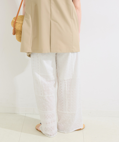 手洗い可 / レースパッチワークパンツ（その他パンツ）｜B.C STOCK