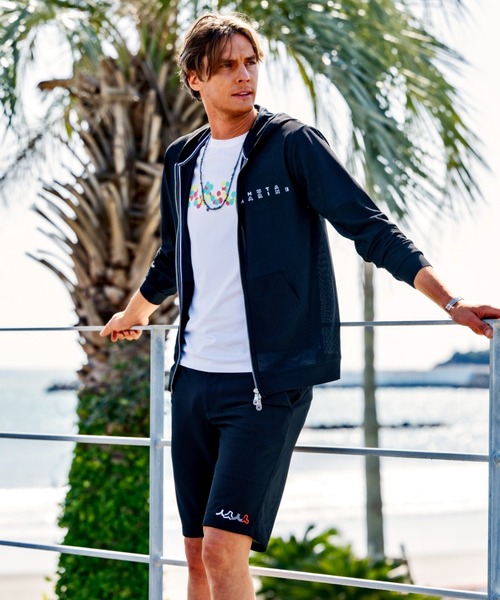 muta marine（ムータ・マリン）の「muta MARINE/ムータ マリン/別注メッシュショーツ（その他パンツ・メンズ・ブラック・8/6/7/5）」の2枚目の写真