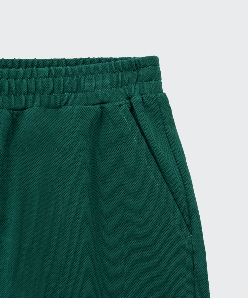 MUSINSA STANDARD KIDS（ムシンサスタンダードキッズ）の「スリットネックポロシャツセットアップ[グリーン]（セットアップ・レディース・その他・110/120/130/140/150/160）」の6枚目の写真