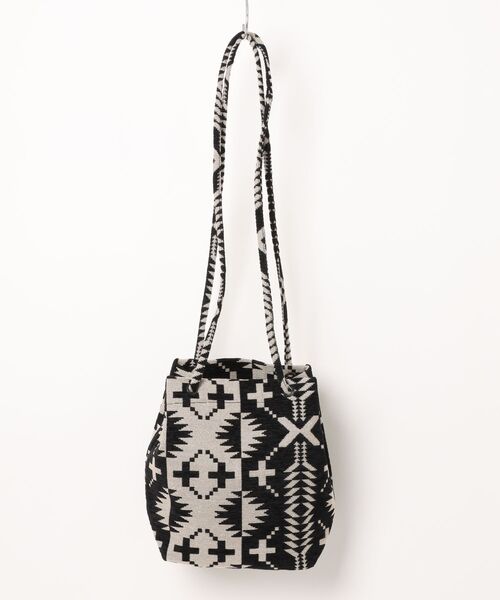 PENDLETON（ペンドルトン）の「【 PENDLETON / ペンドルトン 】GOBLINS BUCKET BAG / ゴブランバケットバッグ（ショルダーバッグ・レディース・ブルー/ブラック・FREE）」の10枚目の写真
