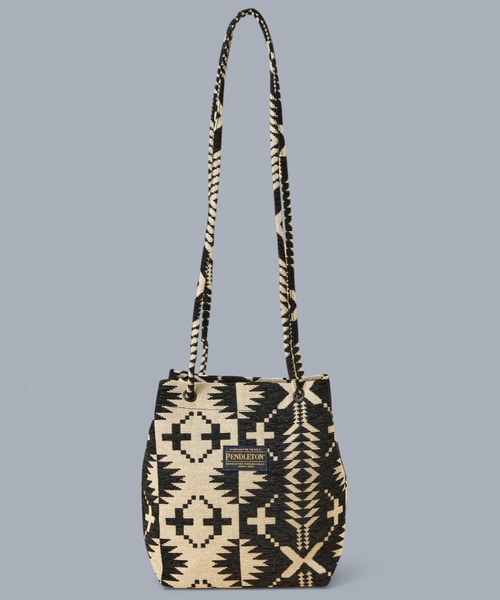 PENDLETON（ペンドルトン）の「【 PENDLETON / ペンドルトン 】GOBLINS BUCKET BAG / ゴブランバケットバッグ（ショルダーバッグ・レディース・ブルー/ブラック・FREE）」の6枚目の写真