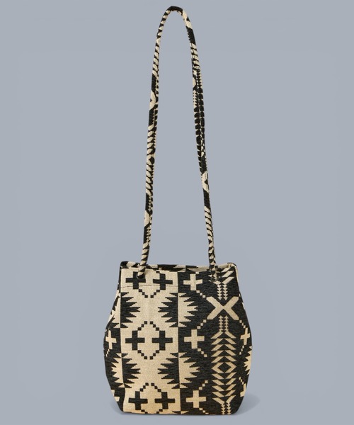 PENDLETON（ペンドルトン）の「【 PENDLETON / ペンドルトン 】GOBLINS BUCKET BAG / ゴブランバケットバッグ（ショルダーバッグ・レディース・ブルー/ブラック・FREE）」の7枚目の写真