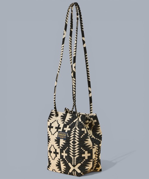 PENDLETON（ペンドルトン）の「【 PENDLETON / ペンドルトン 】GOBLINS BUCKET BAG / ゴブランバケットバッグ（ショルダーバッグ・レディース・ブルー/ブラック・FREE）」の19枚目の写真