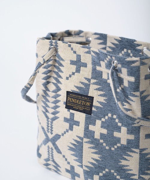 PENDLETON（ペンドルトン）の「【 PENDLETON / ペンドルトン 】GOBLINS BUCKET BAG / ゴブランバケットバッグ（ショルダーバッグ・レディース・ブルー/ブラック・FREE）」の18枚目の写真