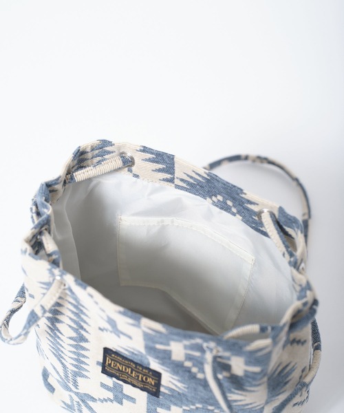 PENDLETON（ペンドルトン）の「【 PENDLETON / ペンドルトン 】GOBLINS BUCKET BAG / ゴブランバケットバッグ（ショルダーバッグ・レディース・ブルー/ブラック・FREE）」の17枚目の写真