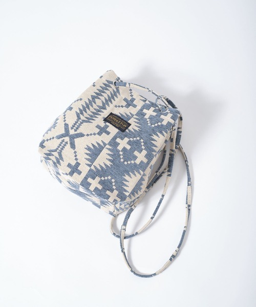 PENDLETON(ペンドルトン)の「【 PENDLETON / ペンドルトン 】GOBLINS BUCKET BAG / ゴブランバケットバッグ(ショルダーバッグ・レディース・ブルー/ブラック・FREE)」の10枚目の写真