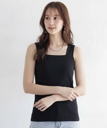 タンクトップ キャミソール レディース インナー トップス 肌着 夏 春 スクエアネック ブラ紐隠し 通気性 伸縮性あり 上品 かわいい おしゃれ 夏 春 秋 ブラック ブルーグレー コーヒー ダークグレー グレー グリーン グレージュ ホワイト 黒 青 青灰 茶色 黒灰 灰色 緑 白
