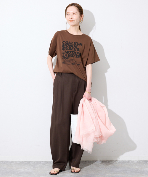 SLOBE IENA（スローブイエナ）の「SLOBE IENA ストール（ストール/ショール・レディース・ベージュ/ピンク/カーキ・FREE）」の15枚目の写真