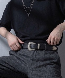 MONOCHROME（モノクローム）の「バックルレザーベルト（ベルト）」