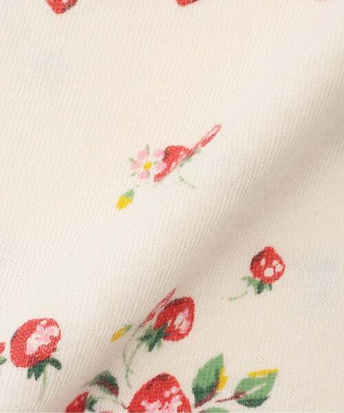 sense of wonder(センスオブワンダー)の「オーガニック野イチゴ半袖2WAYオール【日本製】(ロンパース・キッズ・ホワイト系・50-70cm)」の8枚目の写真