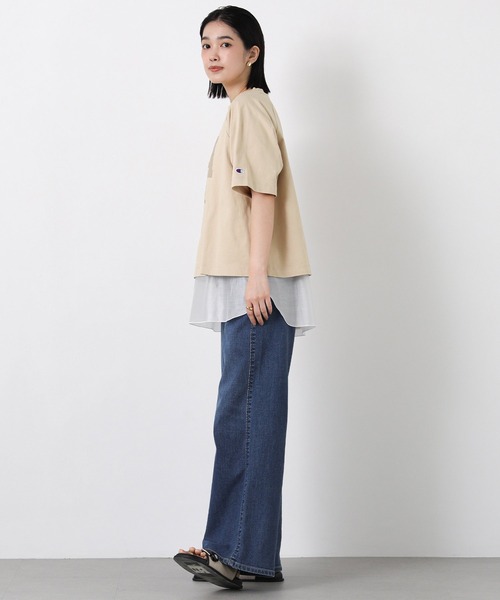 Gready Brilliant（グレディブリリアン）の「スクエアネック裾シアータンク（Tシャツ/カットソー・レディース・オフホワイト・38）」の3枚目の写真