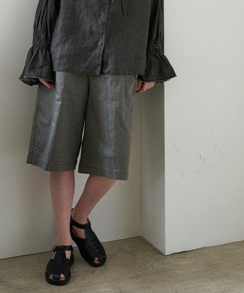 RNA-N(アールエヌエーエヌ)の「T1015 ミリタリーショーツ(その他パンツ・レディース・チャコール/キャメル/ブラック・FREE)」の3枚目の写真