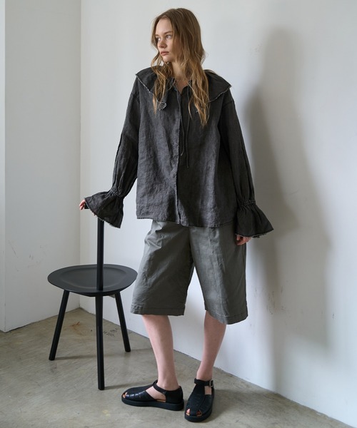 RNA-N(アールエヌエーエヌ)の「T1015 ミリタリーショーツ(その他パンツ・レディース・チャコール/キャメル/ブラック・FREE)」の4枚目の写真