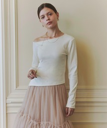 Polo Collar Knit One-piece/ポロカラーニットワンピース（ワンピース
