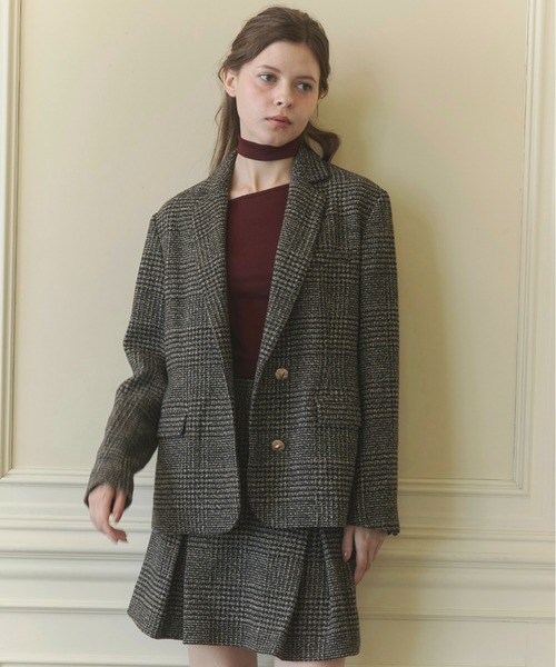 ORGUE（オルグ）の「Asymmetry choker tops/アシンメトリーチョーカートップス（Tシャツ/カットソー・レディース・バーガンディー/ホワイト/ブラック・FREE）」の17枚目の写真