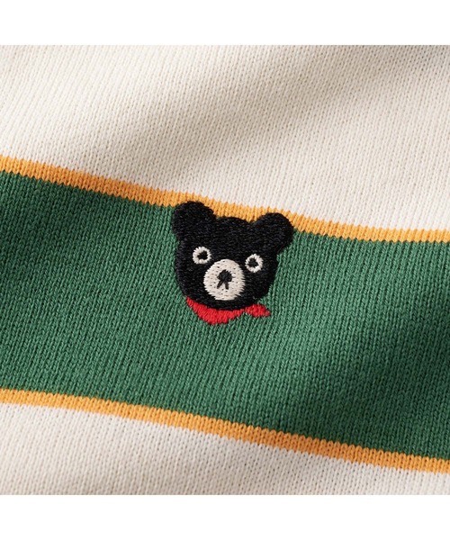 DOUBLE_B（ダブルビー）の「ワンポイント　ボーダー長袖Tシャツ（大人用）（Tシャツ/カットソー・レディース・グリーン系その他・L(175-185cm)/M(165-175cm)/S(155-165cm)）」の3枚目の写真