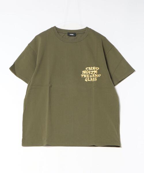 L.H.P(エルエイチピー)の「CHRONOIZM/クロノイズム/VINTAGE T-SHIRT(Tシャツ/カットソー・メンズ・モスグリーン・L)」の5枚目の写真