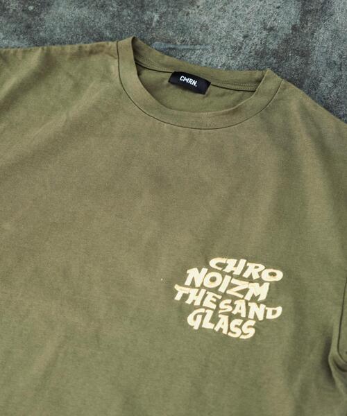L.H.P(エルエイチピー)の「CHRONOIZM/クロノイズム/VINTAGE T-SHIRT(Tシャツ/カットソー・メンズ・モスグリーン・L)」の7枚目の写真