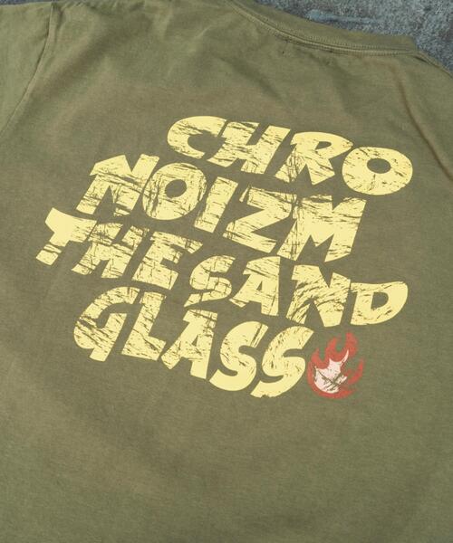 L.H.P(エルエイチピー)の「CHRONOIZM/クロノイズム/VINTAGE T-SHIRT(Tシャツ/カットソー・メンズ・モスグリーン・L)」の8枚目の写真