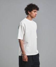 GIZA ハニカム クルーネック 半袖 Tシャツ