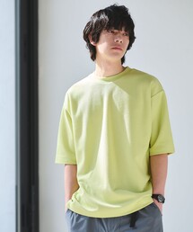 green label relaxing | GIZA ハニカム クルーネック 半袖 Tシャツ(Tシャツ/カットソー)