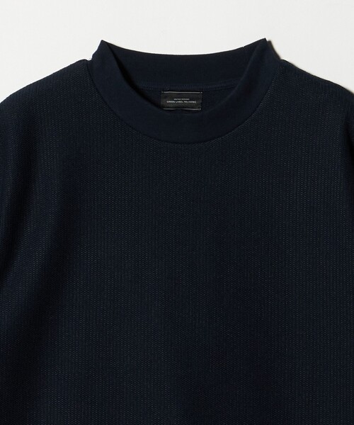 green label relaxing(グリーンレーベルリラクシング)の「GIZA ハニカム クルーネック 半袖 Tシャツ(Tシャツ/カットソー・メンズ・ネイビー/ライム/ライトグレー/ホワイト・M/L/S/XL)」の19枚目の写真