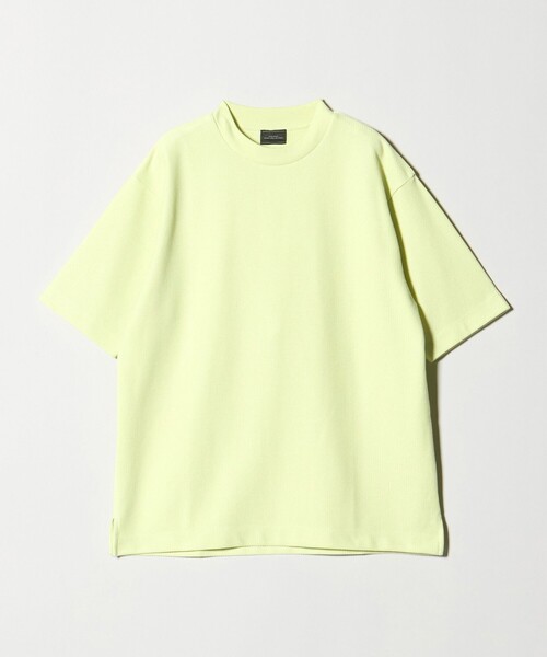 green label relaxing(グリーンレーベルリラクシング)の「GIZA ハニカム クルーネック 半袖 Tシャツ(Tシャツ/カットソー・メンズ・ネイビー/ライム/ライトグレー/ホワイト・M/L/S/XL)」の9枚目の写真