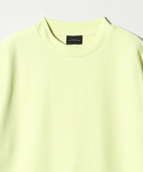 green label relaxing(グリーンレーベルリラクシング)の「GIZA ハニカム クルーネック 半袖 Tシャツ(Tシャツ/カットソー・メンズ・ネイビー/ライム/ライトグレー/ホワイト・M/L/S/XL)」の8枚目の写真