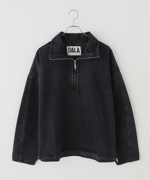 JOURNAL STANDARD(ジャーナルスタンダード)の「【DALA / ダラ】 FUNNELL POPOVER(デニムジャケット・レディース・ブラック・MEDIUM)」の1枚目の写真