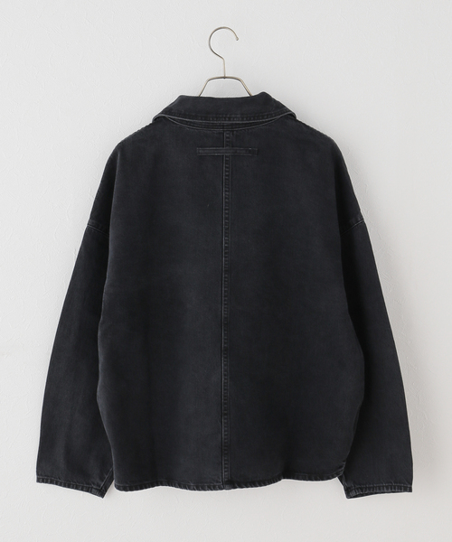 JOURNAL STANDARD(ジャーナルスタンダード)の「【DALA / ダラ】 FUNNELL POPOVER(デニムジャケット・レディース・ブラック・MEDIUM)」の2枚目の写真