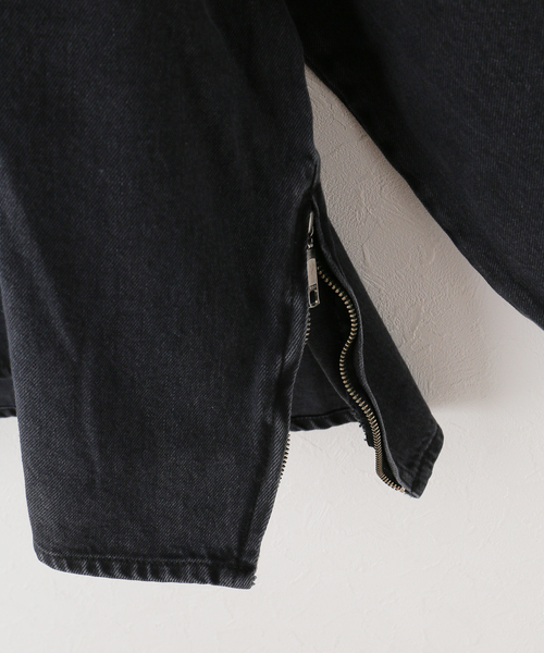 JOURNAL STANDARD(ジャーナルスタンダード)の「【DALA / ダラ】 FUNNELL POPOVER(デニムジャケット・レディース・ブラック・MEDIUM)」の6枚目の写真