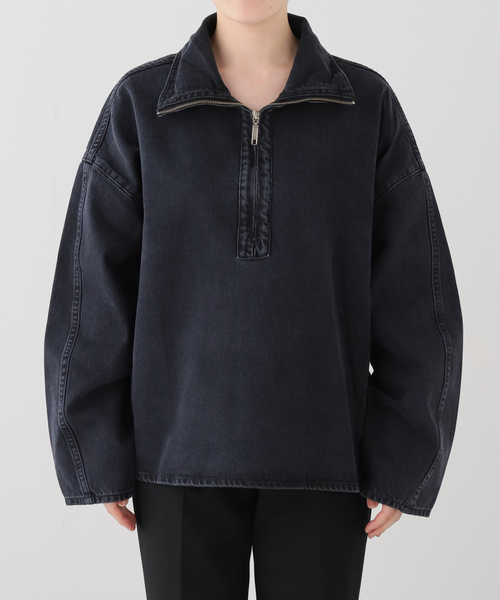 JOURNAL STANDARD(ジャーナルスタンダード)の「【DALA / ダラ】 FUNNELL POPOVER(デニムジャケット・レディース・ブラック・MEDIUM)」の11枚目の写真
