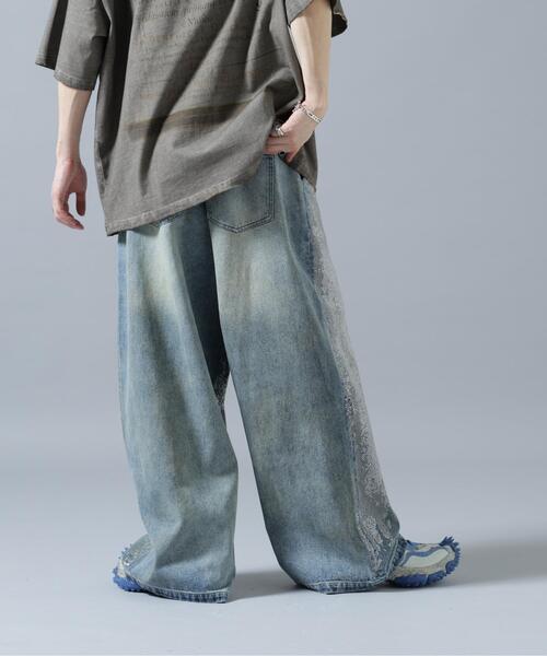DANKE SCHON（ダンケシェーン）の「DankeSchon/ダンケシェーン/12oz BAGGY JEANS/SWARO（デニムパンツ・レディース・その他4・L/M/S）」の4枚目の写真
