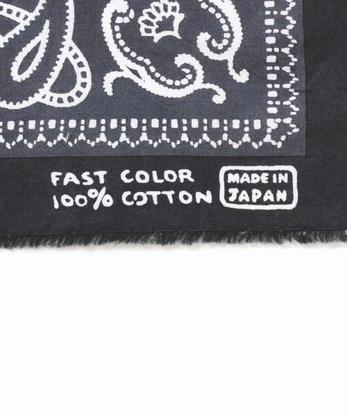 FRAMeWORK(フレームワーク)の「JOHNBULL/ジョンブル bandana(バンダナ/スカーフ・レディース・ベージュ/ネイビー/ブラック/チャコールグレー・FREE)」の14枚目の写真
