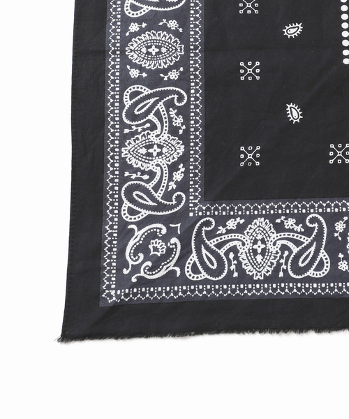 FRAMeWORK(フレームワーク)の「JOHNBULL/ジョンブル bandana(バンダナ/スカーフ・レディース・ベージュ/ネイビー/ブラック/チャコールグレー・FREE)」の15枚目の写真