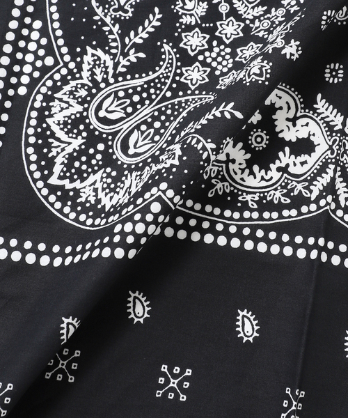 FRAMeWORK(フレームワーク)の「JOHNBULL/ジョンブル bandana(バンダナ/スカーフ・レディース・ベージュ/ネイビー/ブラック/チャコールグレー・FREE)」の18枚目の写真